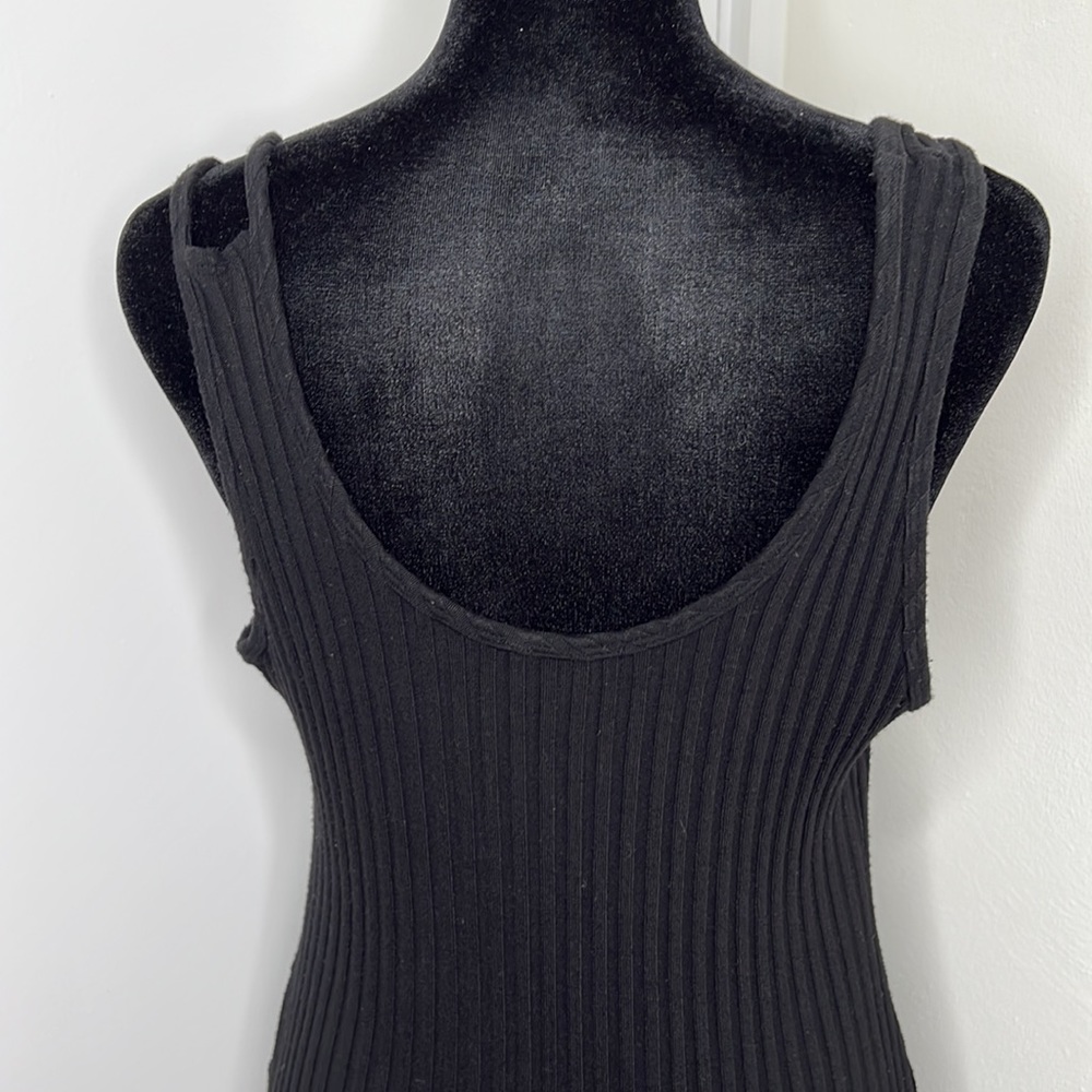 THE RANGE Ribbed Suspended Tank Midi Dress - Picture 9 of 15